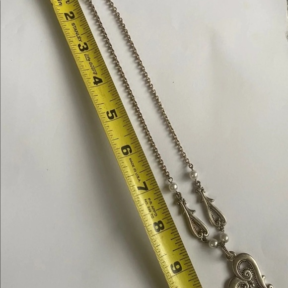 Brighton Silver Heart & Pearl Necklace - Picture 7 of 7